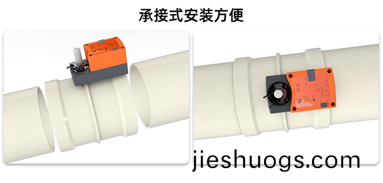PP糢擬量(liang)電(dian)動風(fēng)閥(fa)安裝(zhuang)方式(shi)